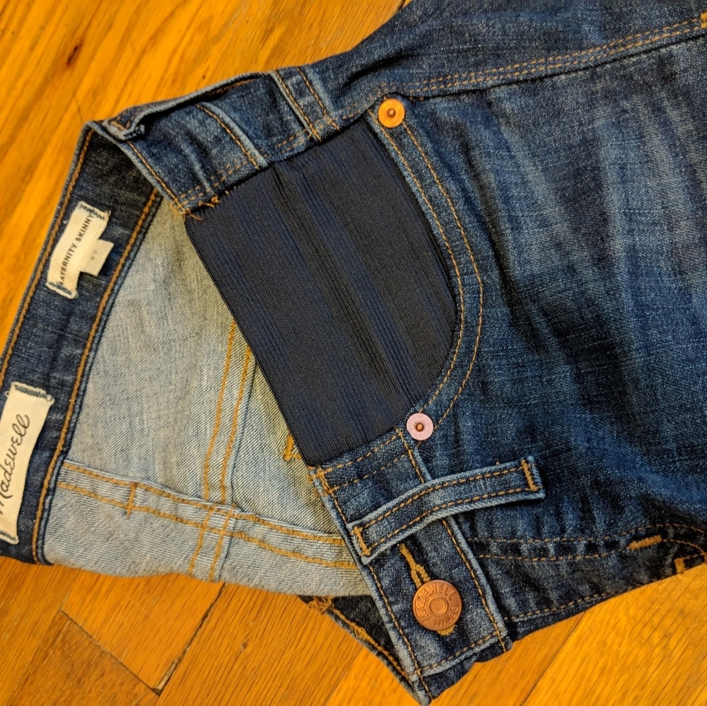 Madewell maternity skinny jeans